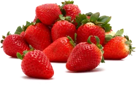 Fresh and Juicy Ripe Strawberries Clipart - Delightful Red Berry Illustration