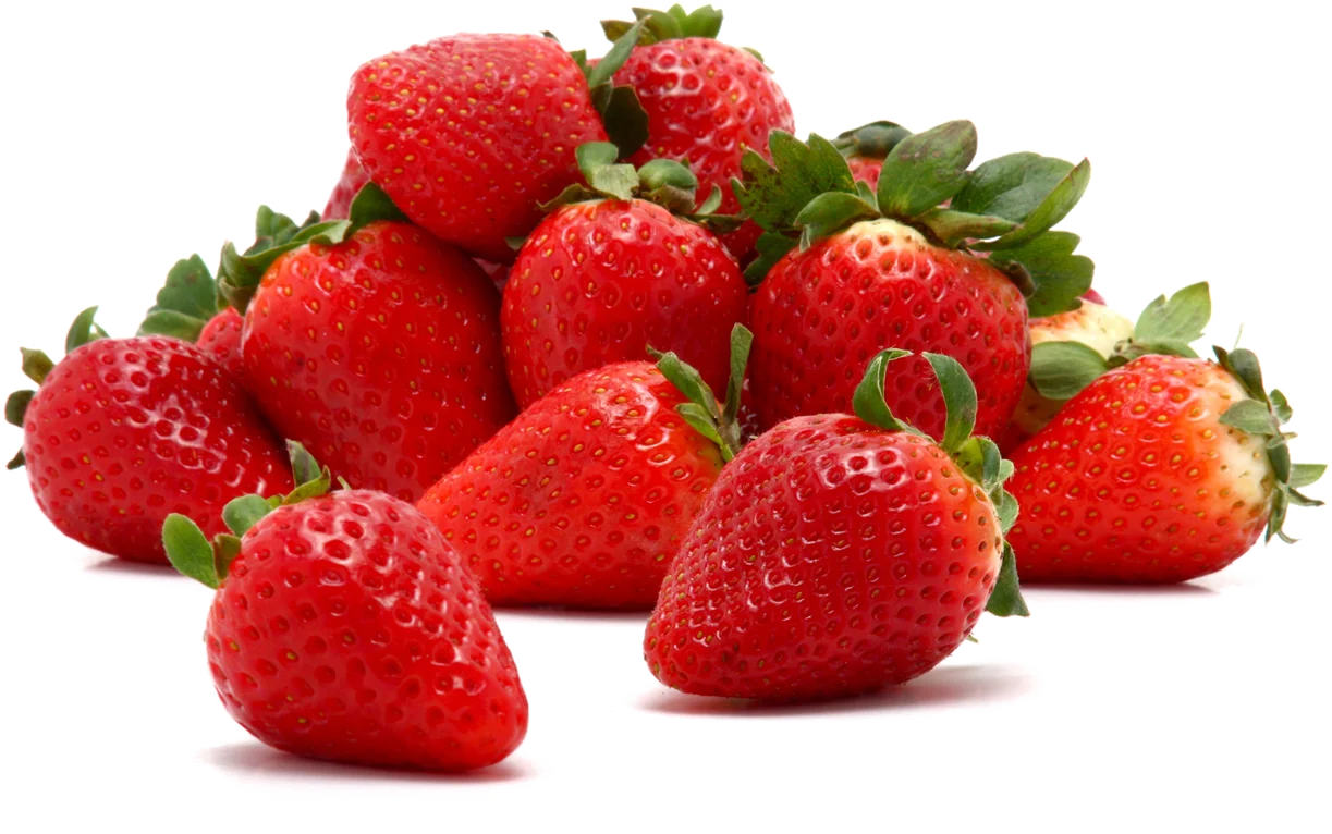 Fresh and Juicy Ripe Strawberries Clipart - Delightful Red Berry Illustration