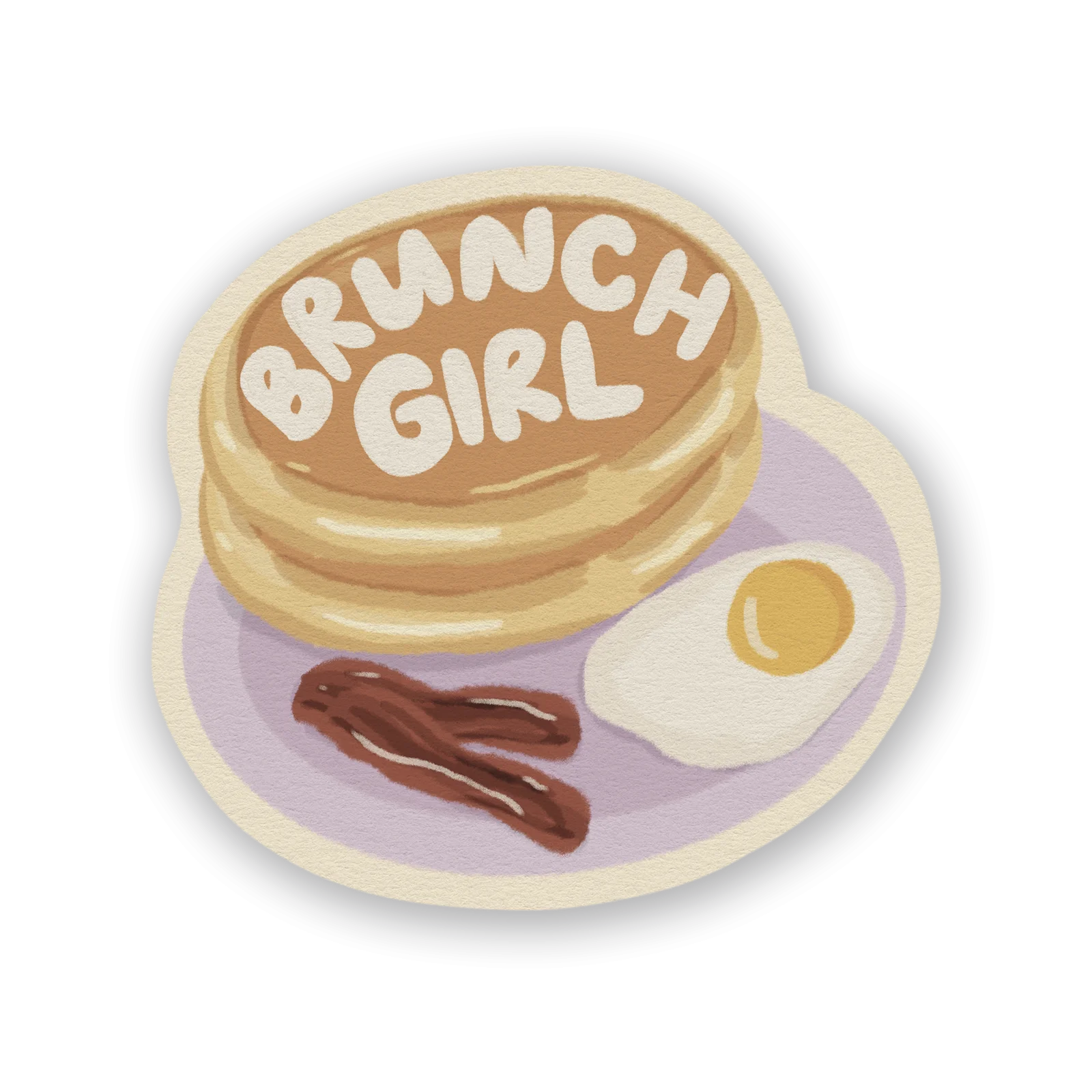 Delightful Breakfast Clipart Illustration Featuring Pancakes and Brunch Vibes