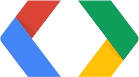 Google Developers Angular-Inspired Geometric Clipart Logo Design