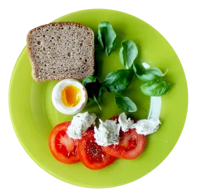 Nutritious Breakfast Clipart Showcasing Wholesome Morning Meal Ingredients