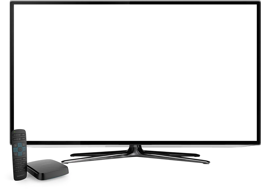 Sleek Modern Flat Screen Television and Cable Box Clipart Design