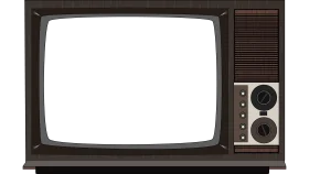 Vintage Retro Television Clipart - Classic Old-School TV Screen Design