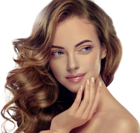 Elegant Hair Salon Clipart: Flowing Waves and Soft Beauty Styling