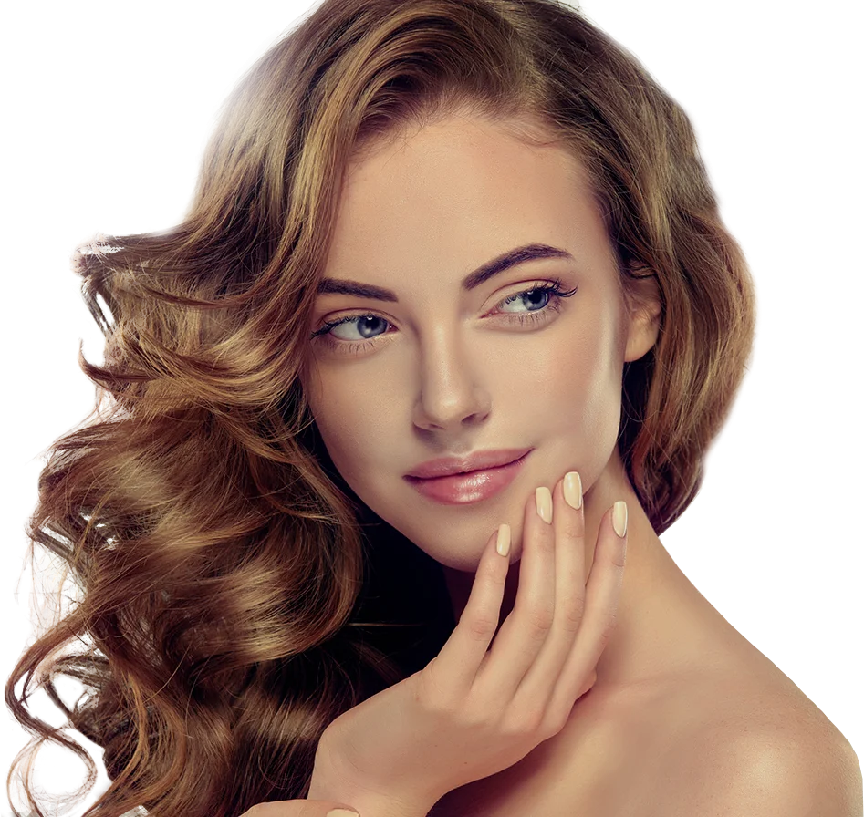 Elegant Hair Salon Clipart: Flowing Waves and Soft Beauty Styling