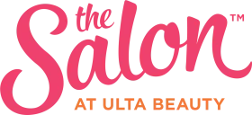 The Salon at Ulta Beauty - Chic Pink and White Hair Styling Clipart Logo Design