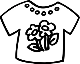 Adorable Flower Bouquet Kids T-Shirt Clipart Design for Playful Wardrobes