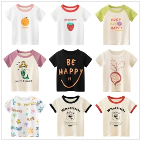 Adorable Kids T-Shirt Clipart Collection: Playful Designs for Little Ones