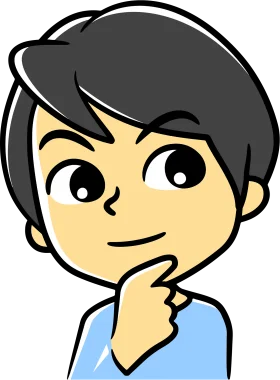 Adorable Young Thinker Pondering Moment Cartoon Clipart Illustration