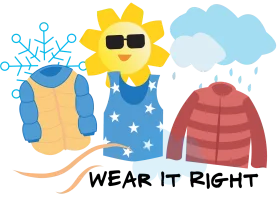 Seasonal Kids Clothing Clipart: Dressing Appropriately for Weather Changes