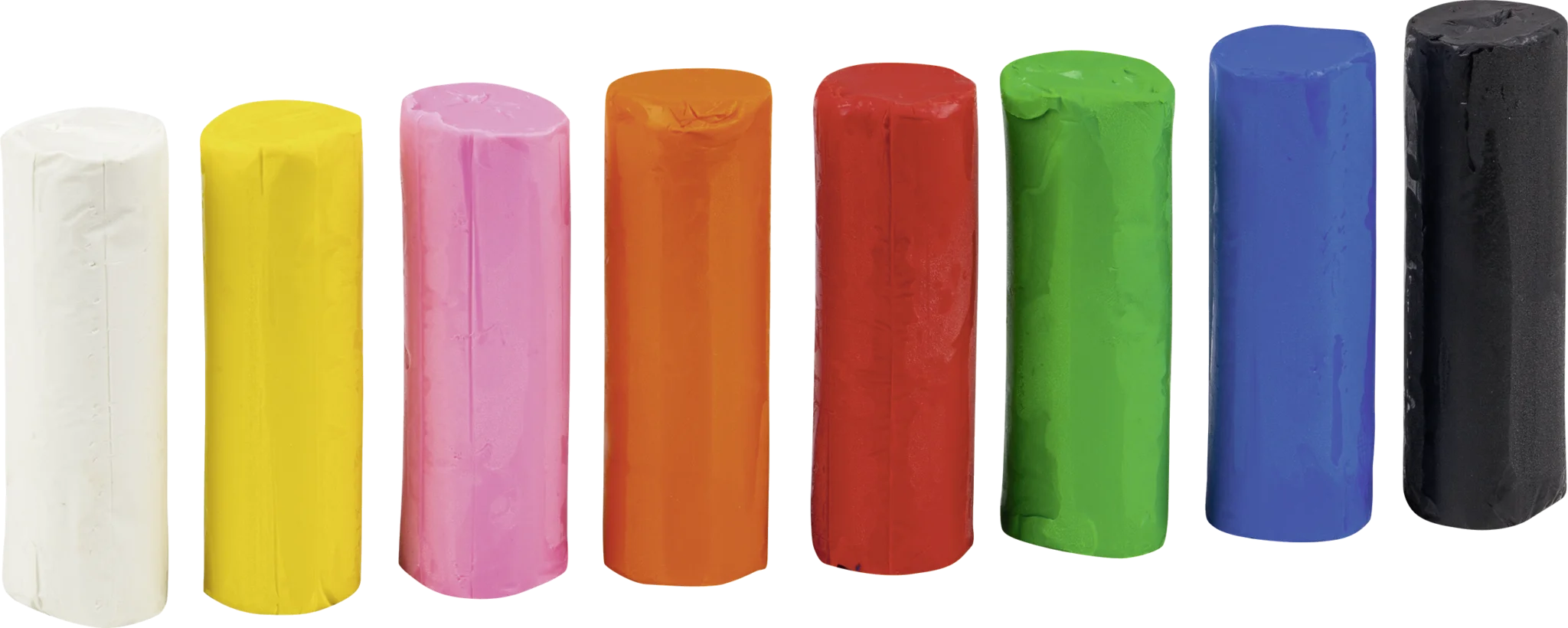 Colorful Clay Stick Clipart Collection: Artistic Craft Supply Illustration