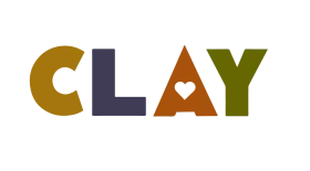 Playful Clay Typography Clipart with Warm Earthy Color Palette Design