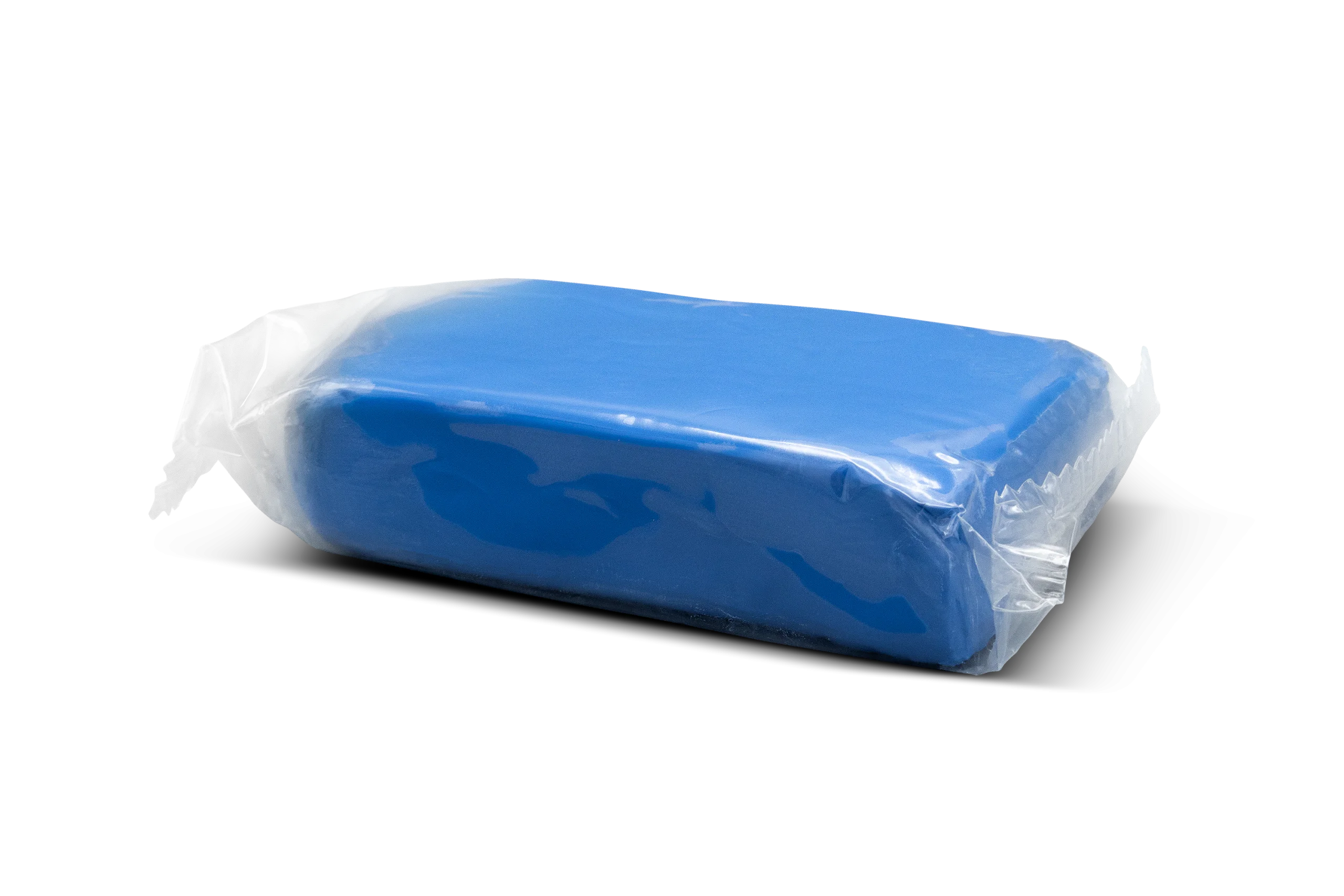 Soft Blue Polymer Clay Block Clipart for Creative Crafting Projects