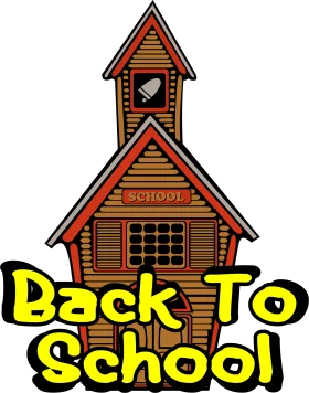 Charming Vintage Schoolhouse Clipart Illustration for Educational Excitement