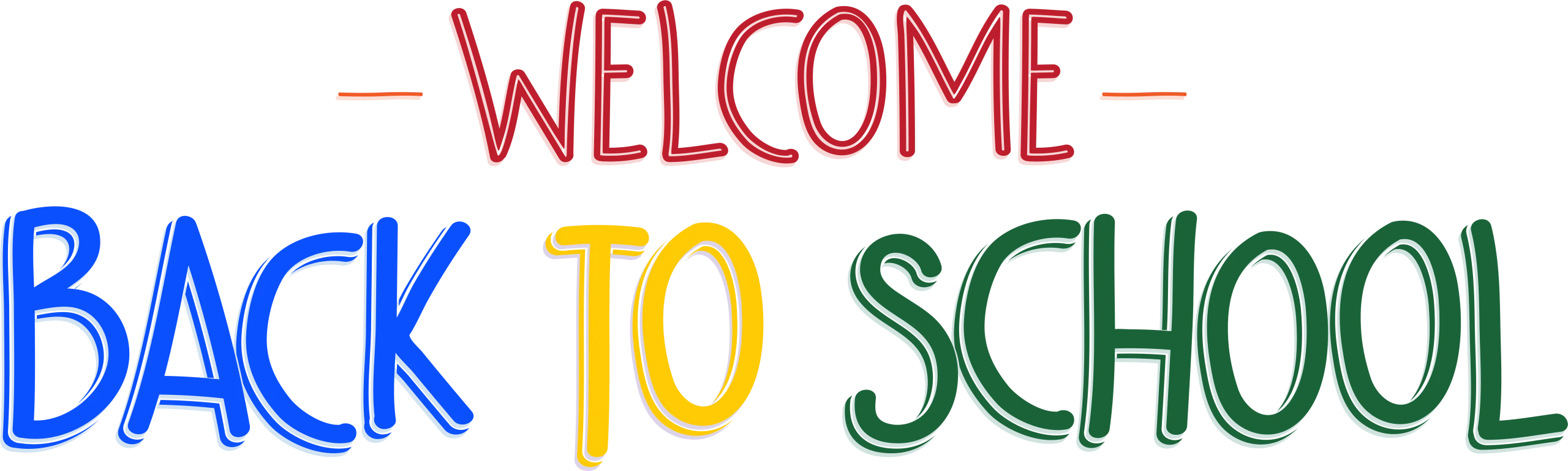 Cheerful Back to School Clipart Welcoming Students to a New Academic Journey