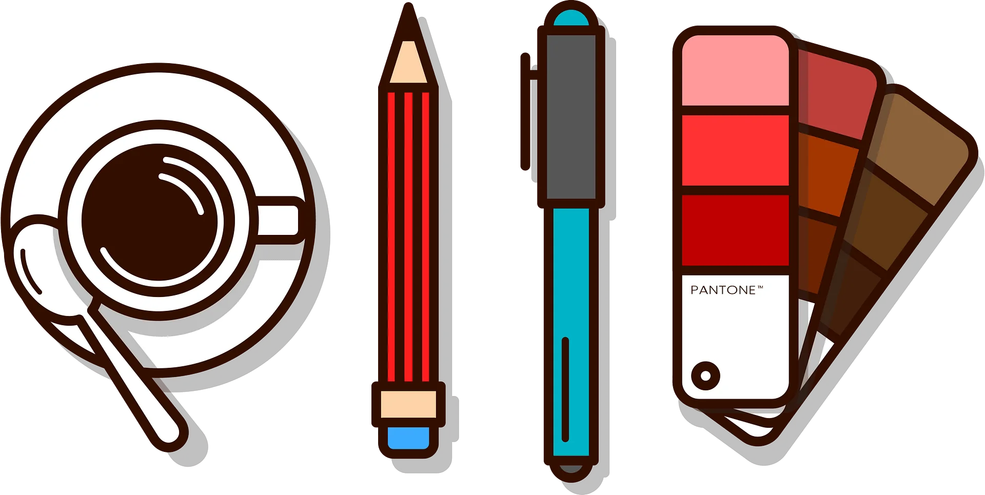 Creative Design Tools Clipart: Essential Accessories for Artists and Designers