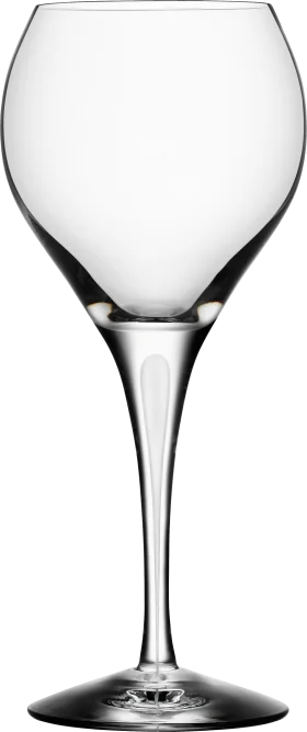 Elegant Crystal Clear Wine Glass Clipart with Graceful Curved Design