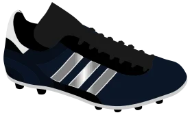 Classic Soccer Cleats Clipart Design - Retro Football Boot Illustration
