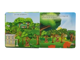 Enchanting Green Forest Scene with Whimsical Nature Clipart Landscape