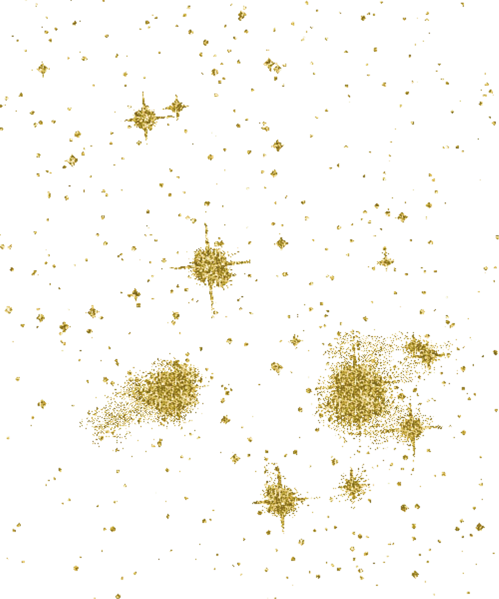 Enchanting Golden Glimmer Stars Celestial Sparkle Clipart Collection