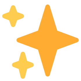 Golden Radiant Stars Sparkle Clipart - Luminous Starburst Vector Graphics