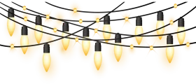 Festive Christmas Lights Clipart - Glowing Strings of Holiday Cheer and Warmth