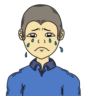 Emotional Distress Illustrated: A Melancholic Clipart Visualization of Inner Sorrow