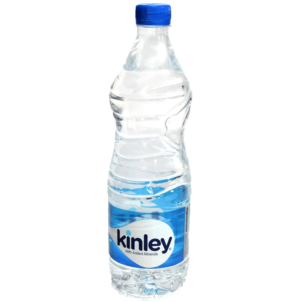 Kinley Bottled Water Clipart - Crystal Clear Refreshment in a Sleek Plastic Container