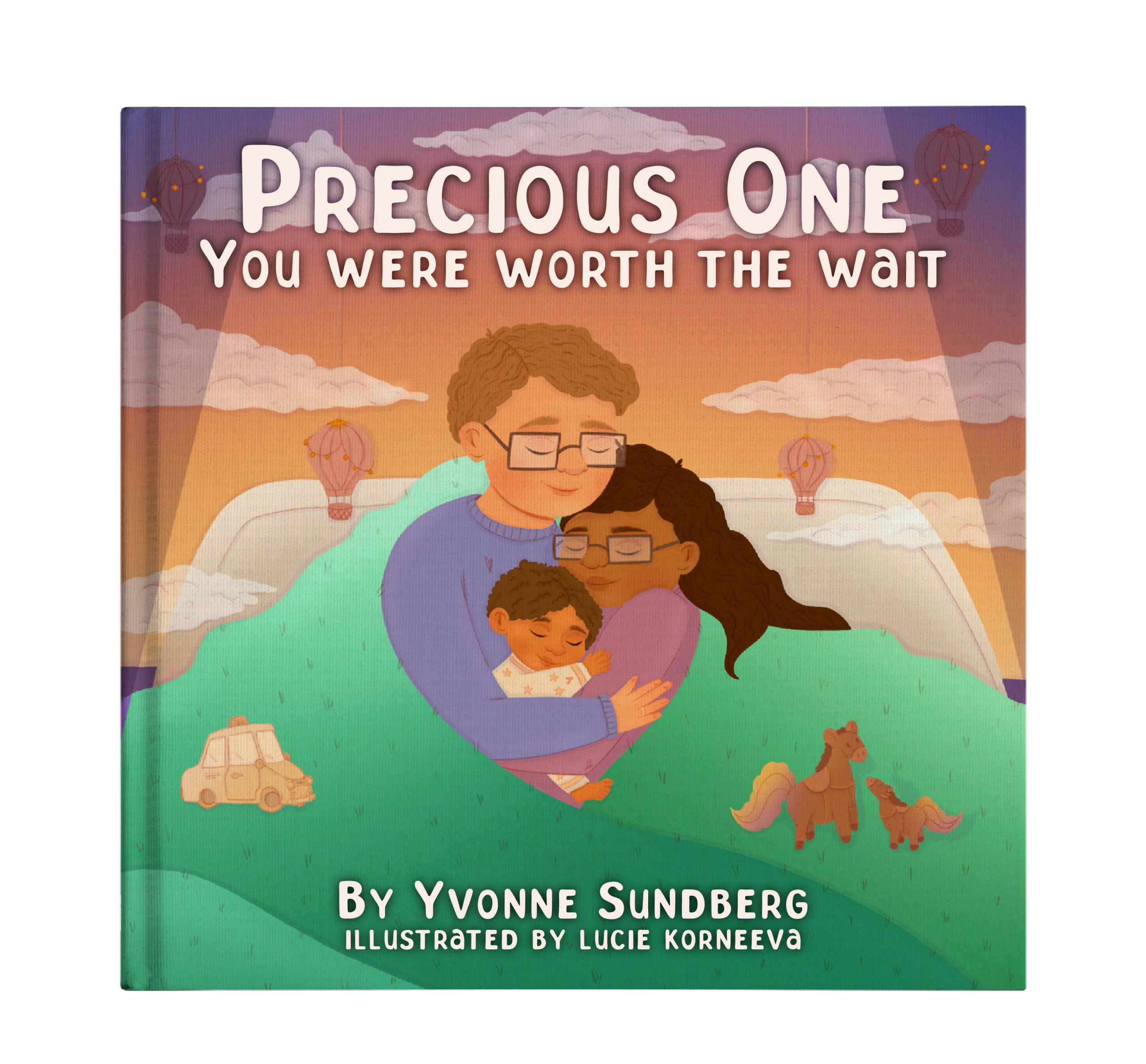Heartwarming Illustration of Parental Love in Precious One Clipart Book Cover