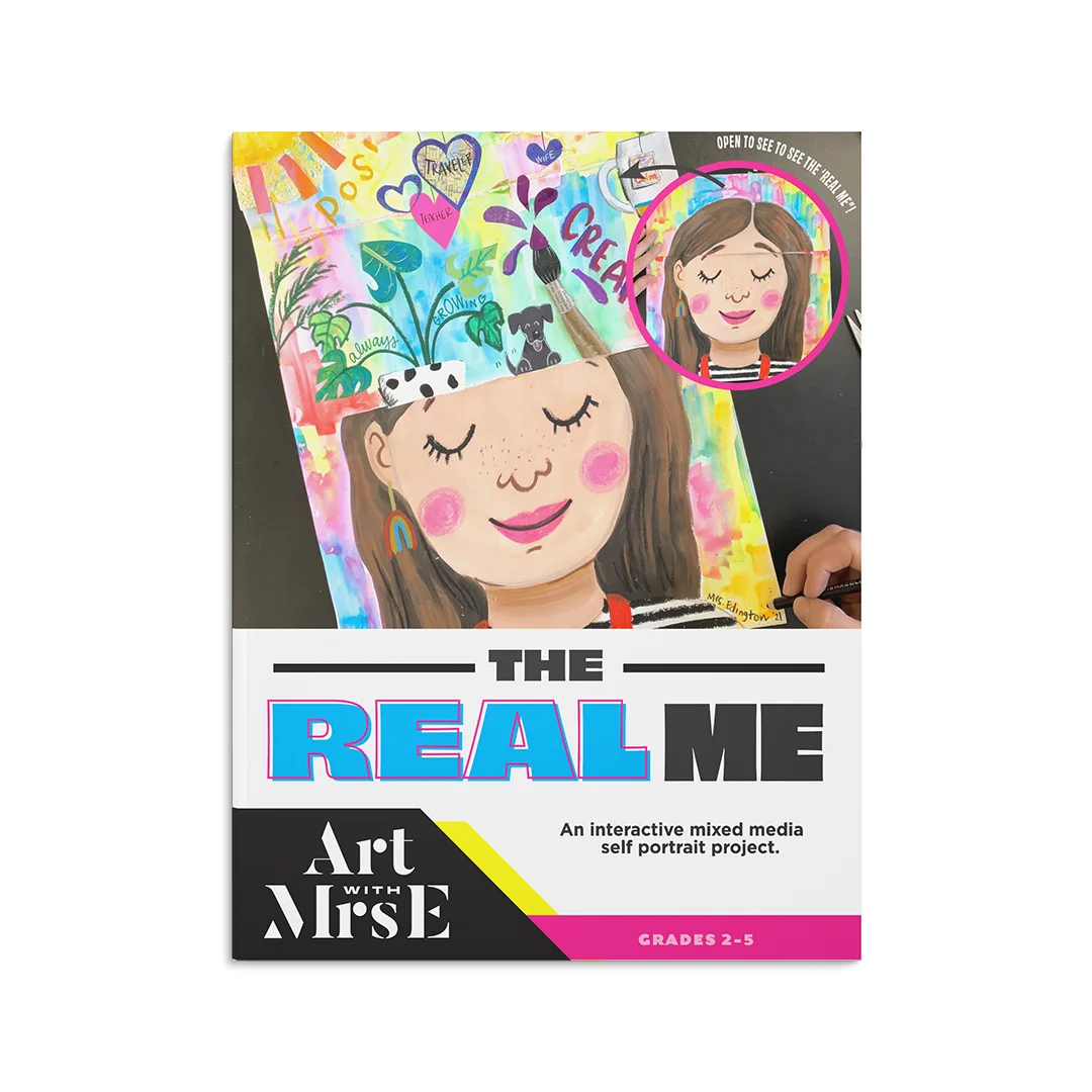 The Real Me: Exploring Inner Creativity and Self-Expression Clipart Illustration