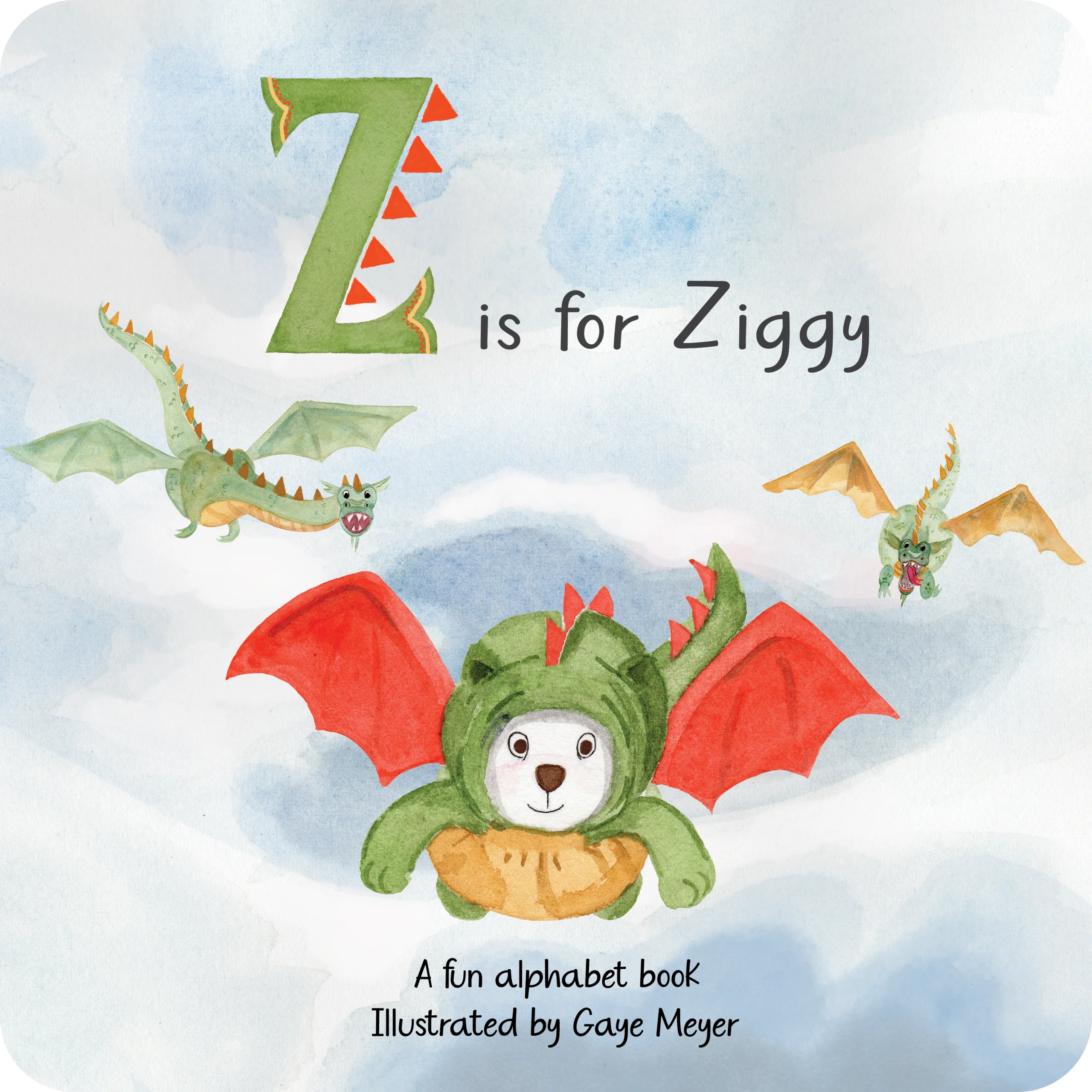 Z is for Ziggy: A Whimsical Dragon-Themed Alphabet Clipart Adventure