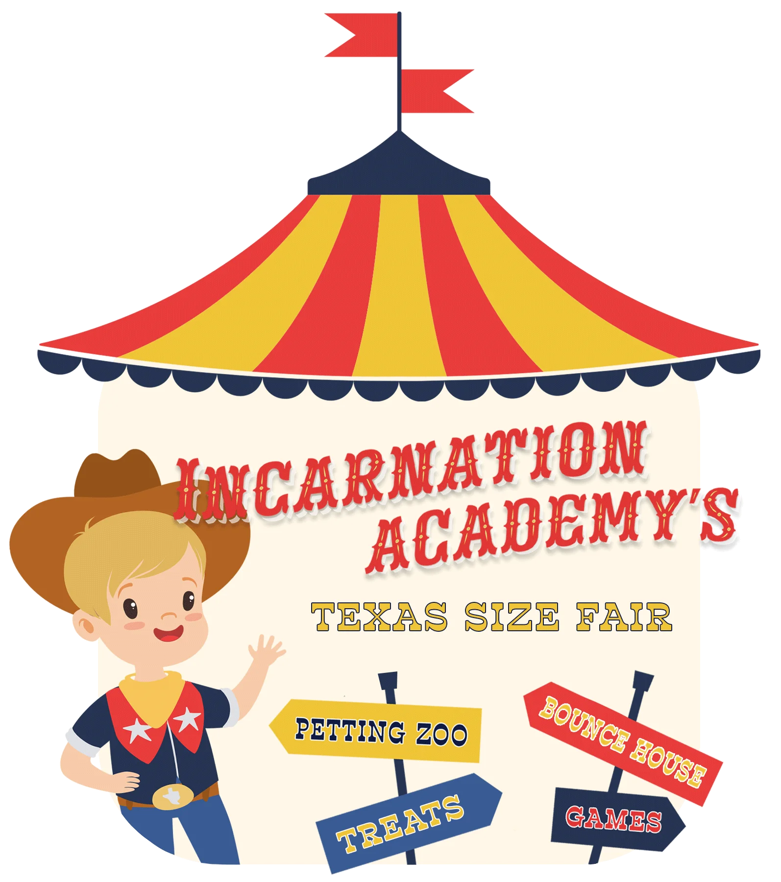 Incarnation Academy's Texas-Sized Fair Carnival Clipart Adventure