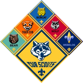 Cub Scouts Official Rank Emblems and Achievement Clipart Collection for Youth Programs