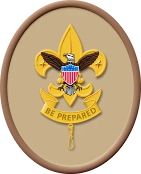 Official Boy Scouts of America Emblem Clipart with Patriotic Eagle Design