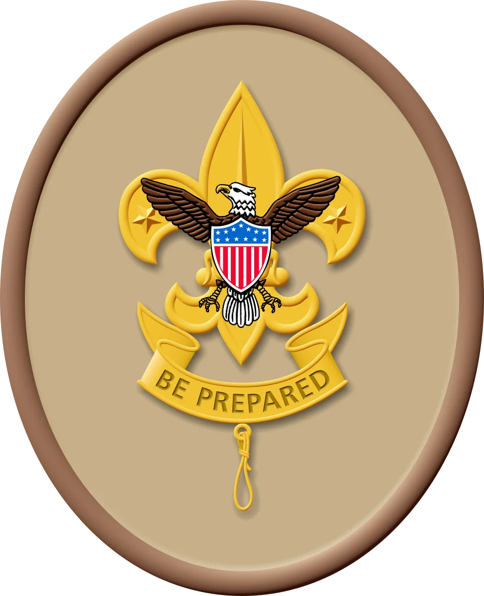 Official Boy Scouts of America Emblem Clipart with Patriotic Eagle Design