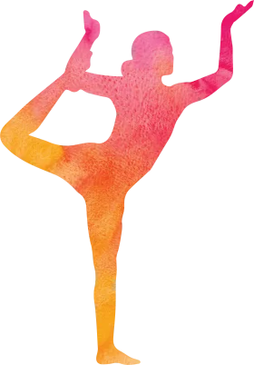 Serene Yoga Pose Silhouette Clipart: Graceful Balance and Mindful Movement