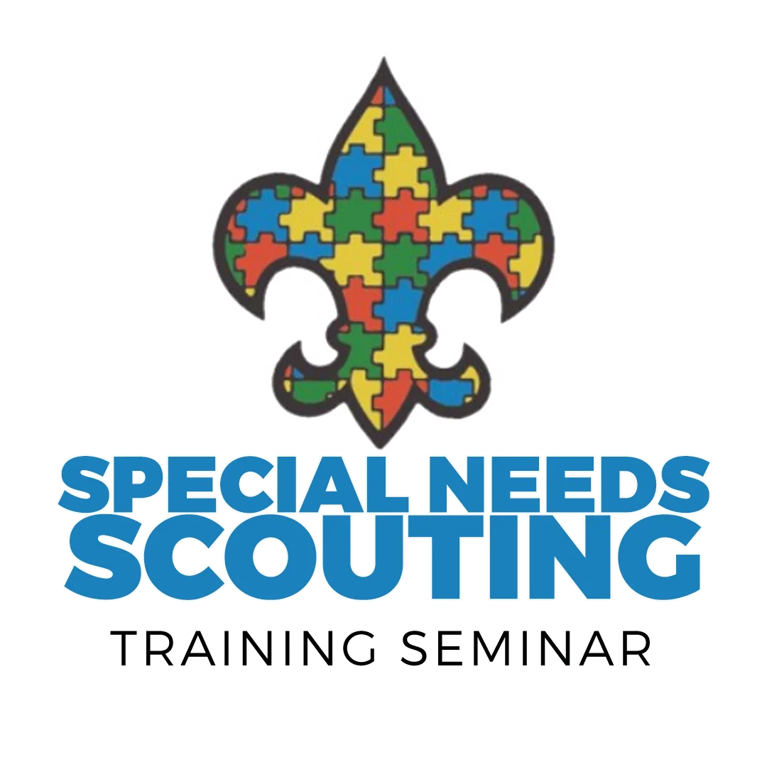 Special Needs Scouting Training Seminar Puzzle Fleur-de-lis Clipart Logo Design
