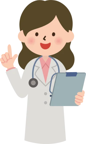 Friendly Medical Professional Clipart Illustration for Healthcare Communication