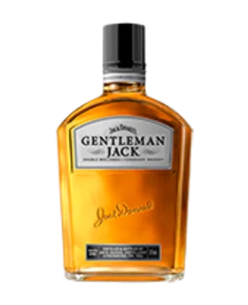 Gentleman Jack Rare Tennessee Whiskey Elegant Bottle Clipart Design