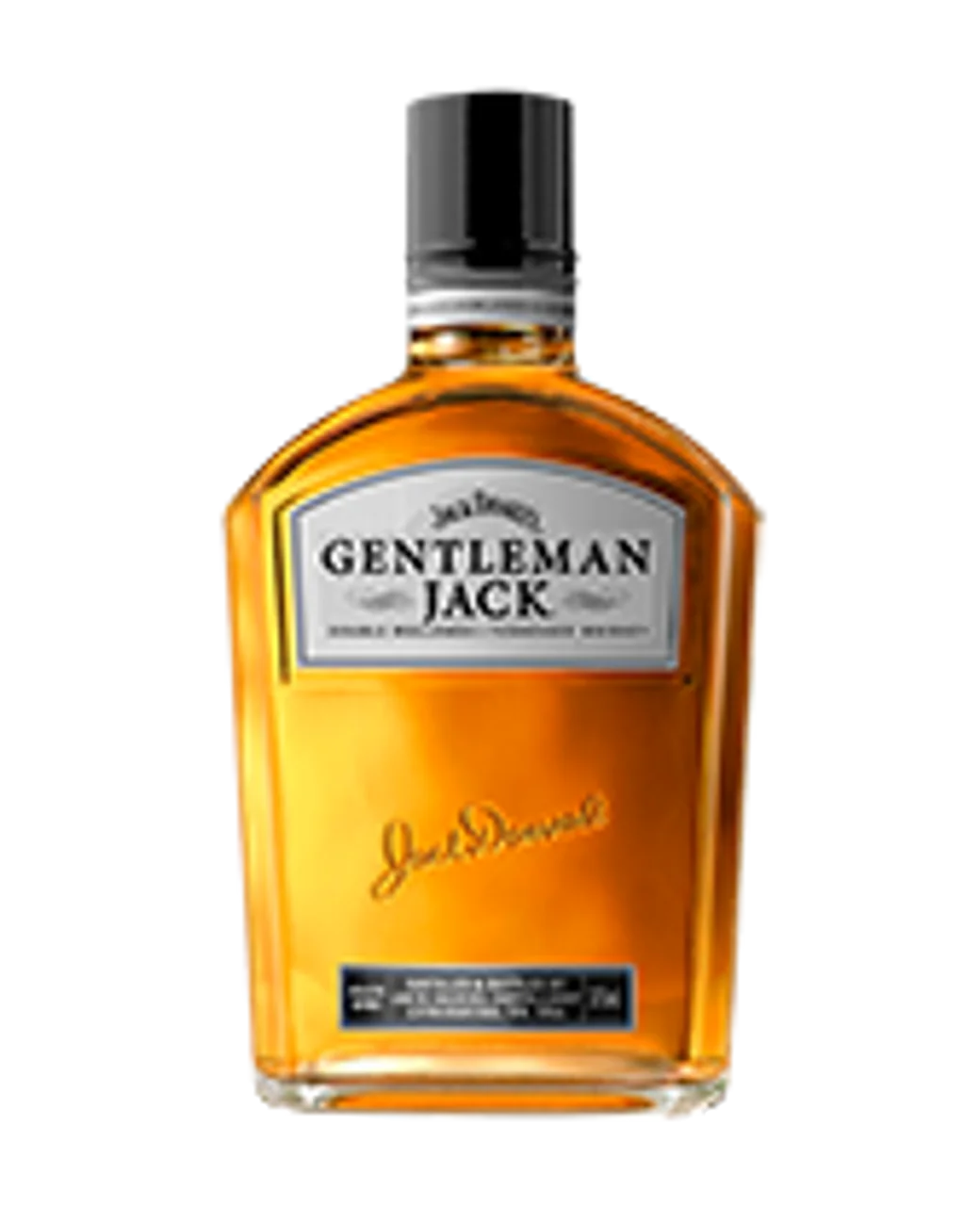 Gentleman Jack Rare Tennessee Whiskey Elegant Bottle Clipart Design