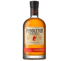 Pendleton Whisky Bottle Clipart - Classic Canadian Whiskey Design