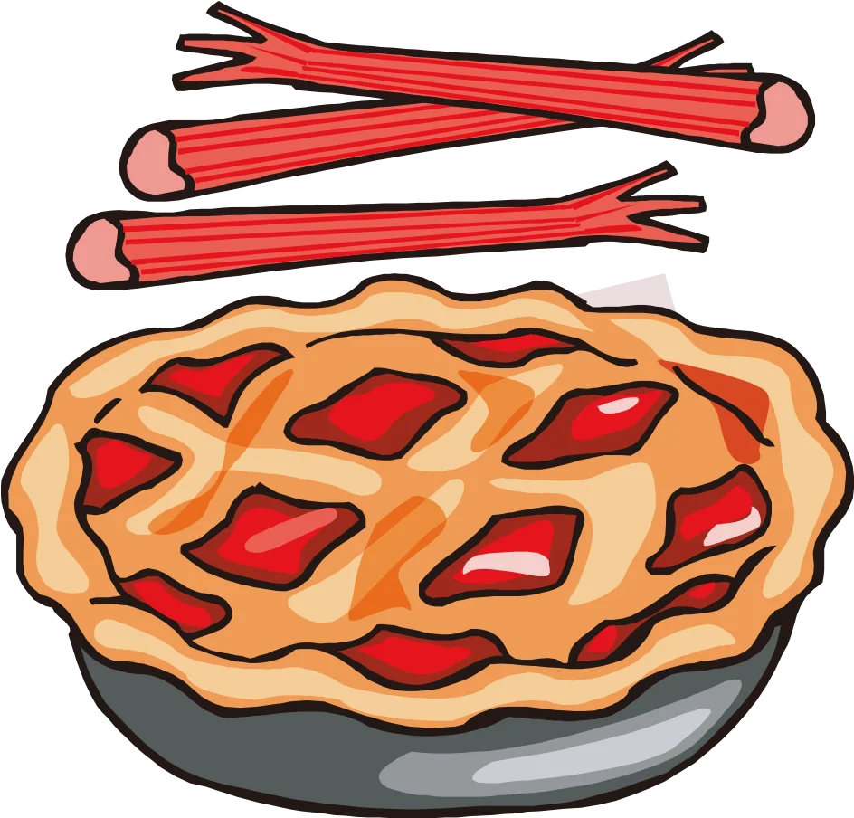 Delightful Homemade Cherry Pie Clipart with Lattice Crust and Fruit Filling