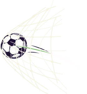 Dynamic Soccer Ball Soaring Through the Air Soccer Clipart Graphic Design