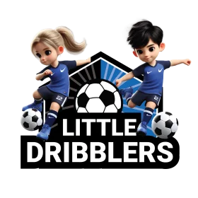 Little Dribbler Soccer Champions: Youth Soccer Players Clipart Design