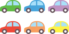 Playful and Cheerful Cartoon Cars Clipart Collection for Kids and Designers