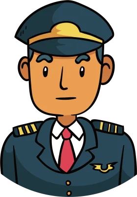 Professional Friendly Police Officer Cartoon Clipart Design for Kids and Graphics