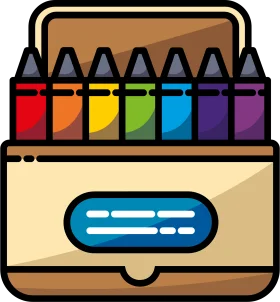 Colorful Crayon Box Clipart: A Rainbow of Creative Drawing Tools