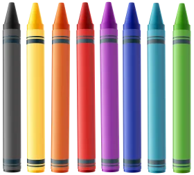 Colorful Crayons Clipart Collection: A Rainbow of Creative Drawing Tools