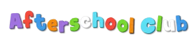 Playful and Colorful Afterschool Club Clipart Design with Cheerful Typography