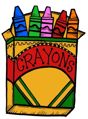 Colorful Crayon Box Clipart: A Joyful Collection of Artistic Drawing Tools